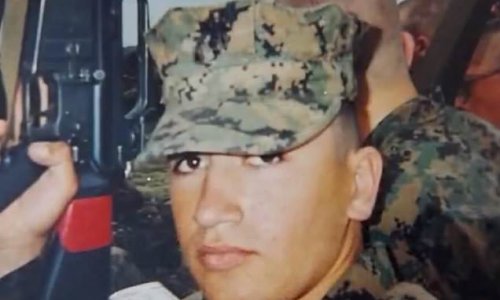 Afghanistan Marine veteran, 38, is shot dead by his two Uber passengers in California 7/11 parking lot: Cops hunt dad-of-two's carjacking killers - while his wife says she's 'in a nightmare'