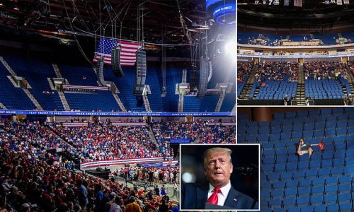 Trump declared rally 'f***ing mistake' after TikTok prank left seats