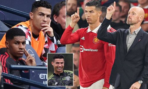 Erik ten Hag admits Cristiano Ronaldo is 'P***ED OFF' at sitting on the bench for Manchester United, as they face another transfer window of superstar pushing for exit over his bit-part role