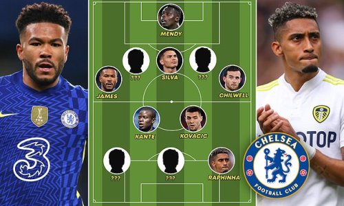 How Chelsea could line up next season as new owner Todd Boehly splashes the cash - with Raphinha on the way, Raheem Sterling wanted and several new defenders on the shopping list... but there's NO space for Mason Mount!
