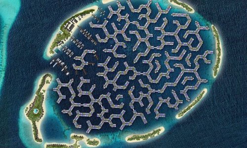 The world's first FLOATING CITY: Maldives announces plan for 5,000-house town with shops and restaurants tethered to a 500-acre lagoon