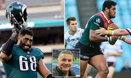 Aussie NFL star Jordan Mailata's agent reveals the Philadelphia lynchpin's VERY surprising response when he changed his life by suggesting he give gridiron a try after NRL fail