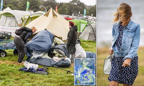 Storm Evert strikes as campers are told to 'pack up and go'