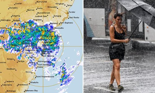 Intense rain bomb smashes Australia's east coast and it is set to stay for the rest of the week: Here's how the weather is looking in your city
