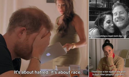 Harry and Meghan's Netflix show is a 'destructive act of revenge' that will 'widen rift with William', experts say after latest trailer claims Palace insiders leaked stories about the Sussexes - and says 'it's about hatred and race'