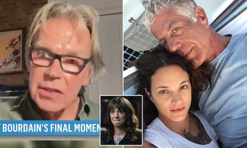 'He had worked himself into a state of exquisite misery': Anthony Bourdain was distressed at seeing girlfriend Asia Argento with another man and told her 'she'd been reckless with his heart' right before he killed himself, claims author of new book