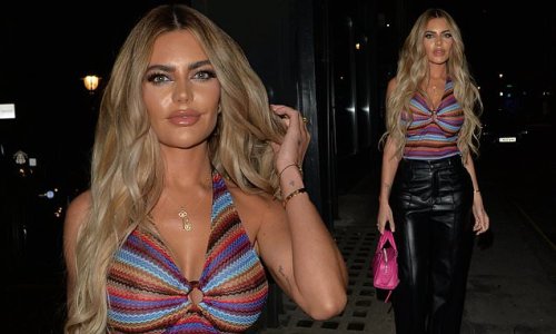 Megan Barton-Hanson shows off her assets as she steps out in Soho