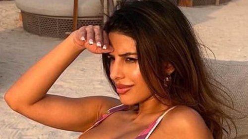 TOWIE's Jasmin Walia sizzles in a series of stunning bikini snaps taken at her holiday resort in Dubai