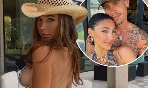 London Goheen is urged by fans to 'stay classy' after she strips down to a skimpy bikini on Instagram amid rumoured split from husband Reece Hawkins: 'He's not worth it!'