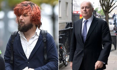 Man is CLEARED of assaulting Iain Duncan Smith with a traffic cone after judge rules CCTV evidence was 'weak and tenuous'