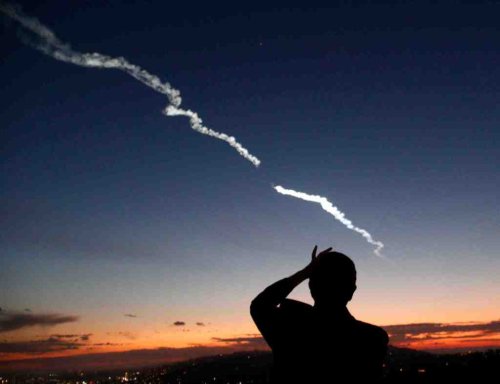 Photos: SpaceX rocket blazes through night sky in Southern California
