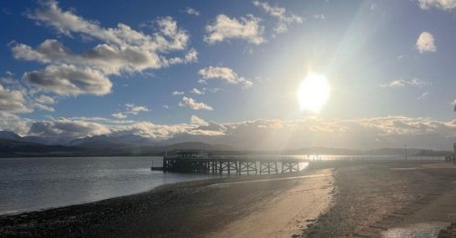 Take a stroll along the 'Anglesey Riviera' pier with breathtaking views of Snowdonia