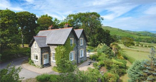 Inside the secluded Victorian period house that's nestled in a small Snowdonia wood