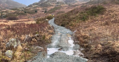 Repairing Snowdonia path with concrete is 'environmental vandalism' say walkers