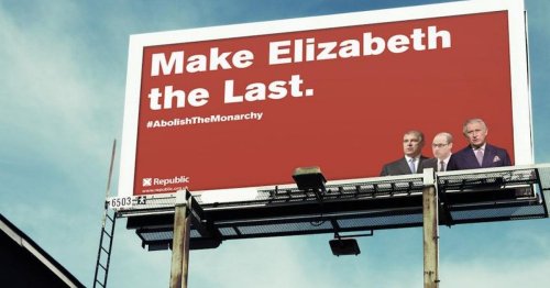 Anti-royal 'make Elizabeth the last' billboards appear around the UK
