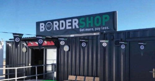 'World's smallest' duty free border store opens in a shipping container in Holyhead