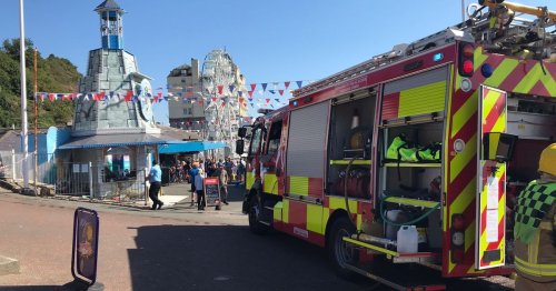Llandudno Pier section cordoned off after firefighters called to kiosk fire