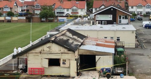 Three arrested after early morning Colwyn Bay Cricket Club blaze