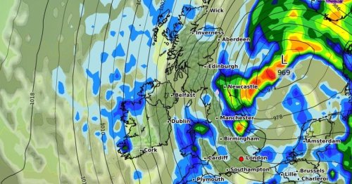 Weather maps show when record dry spell ends and it comes as no surprise