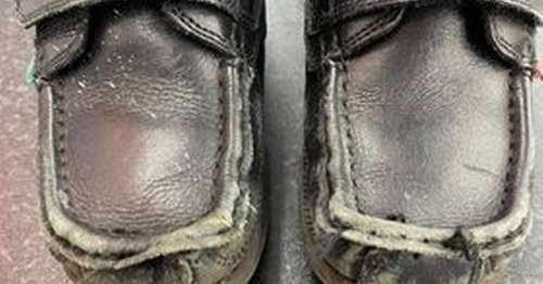 Mum demands refund after son's shoes left in tatters