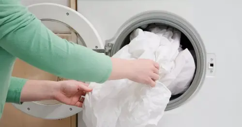 Trick that removes fake tan from sheets using one thing from your kitchen