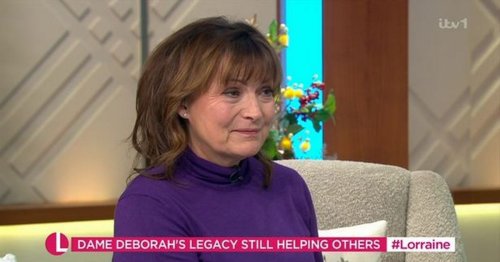 Lorraine Kelly in tears as she remembers Dame Deborah James during chat with mum