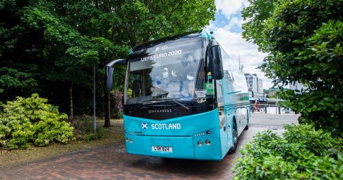 Steve Clarke laughs at mad Scotland bus journey scenes