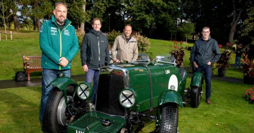 Historic race car with links to Ayrshire turns heads after pit stop at Belleisle Estate