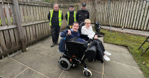 Airdrie couple's garden transformed thanks to Loretto Housing Association environmental action week