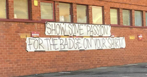 Furious Motherwell fans launch protest after Aberdeen defeat as 'show some passion' banner emerges outside Fir Park