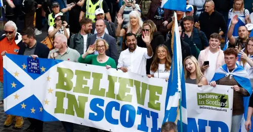 Independence march row as Alba party 'blocked' from speaking at Glasgow rally by Greens