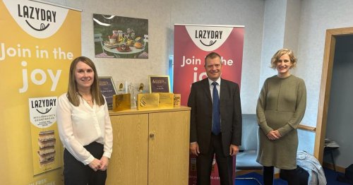 Lanarkshire MSP visits gluten-free confectionary company in Shotts