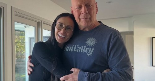 Demi Moore and family share sweet snaps as Bruce Willis turns 70 - Daily Record
