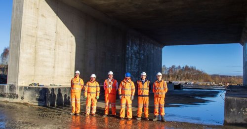 Huge bridge over dual carriageway in Lanarkshire will be rolled into position next spring