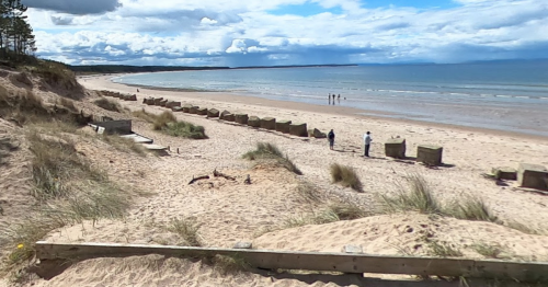 Unexploded bomb found on popular Scots beach packed with sunseekers