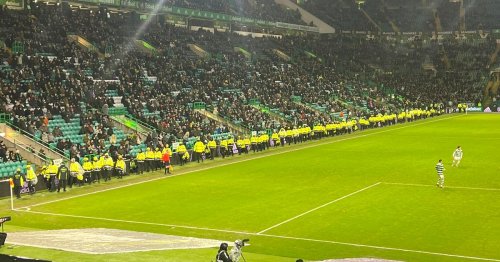 Celtic fans fume at stewarding 'shambles' with huge numbers on the touchline for Livingston clash