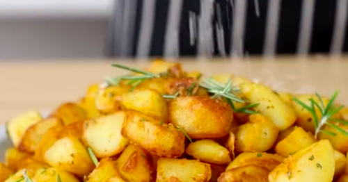 Young chef reveals how he achieves perfect 'roast potatoes' without using oven