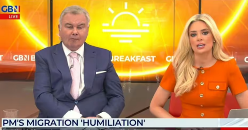 GB News viewers slam Eamonn Holmes as he repeats 'unprofessional' habit live on air
