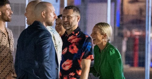 Zara Tindall parties with no shoes as she celebrates with Mike and I'm A Celeb stars