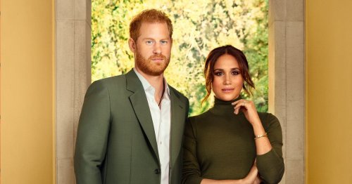 Meghan 'leads' photoshoot while Harry 'like fish out water', says body expert