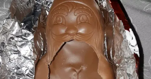 Tesco shopper shocked after opening chocolate Santa to find naughty surprise