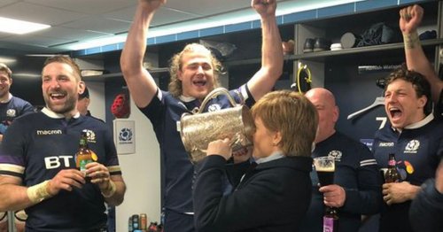 Nicola Sturgeon drinks in Scotland's Calcutta Cup success after sweet victory over England