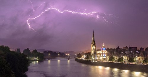 Thunderstorms to batter Scotland as 55mph gales and rain forecast this week