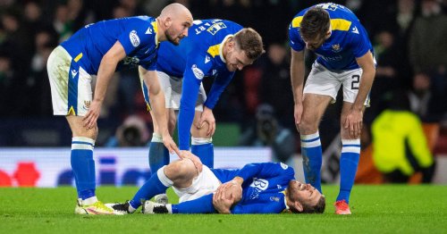 David Wotherspoon in St Johnstone injury scare as midfielder suffers blow during comeback