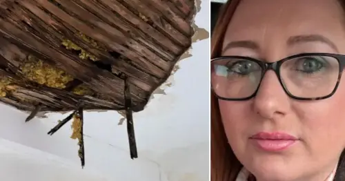 Scots mum fumes as her ceiling collapses after council said 'your home is safe' - Daily Record
