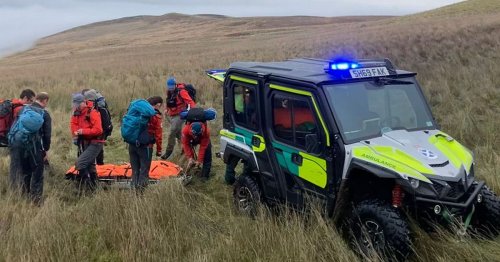 Rescue mission near Campsie Fells after hillwalker suffers broken leg