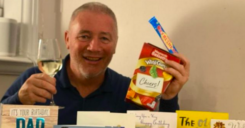Rangers' legend Ally McCoist celebrates birthday with Refreshers and wine gums