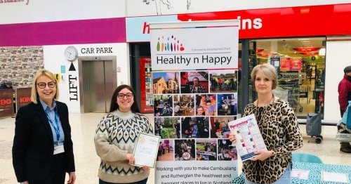 Rutherglen Exchange Shopping Centre focus on health with awareness stalls