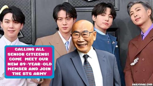 South Korean Boy Band BTS Introduces New 89-Year-Old Member To Appeal To Senior Citizen Crowd