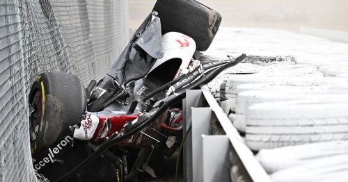 Incredible picture shows just how lucky Zhou Guanyu was after horror crash